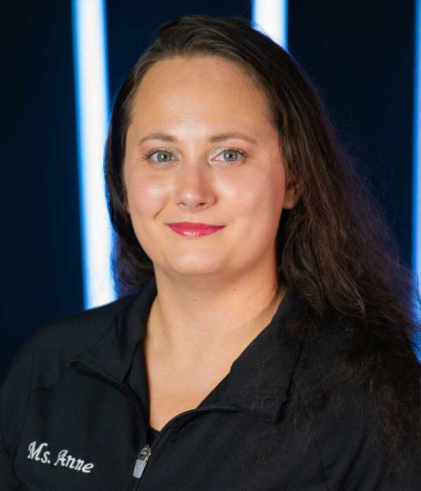 Caucasian female smiling