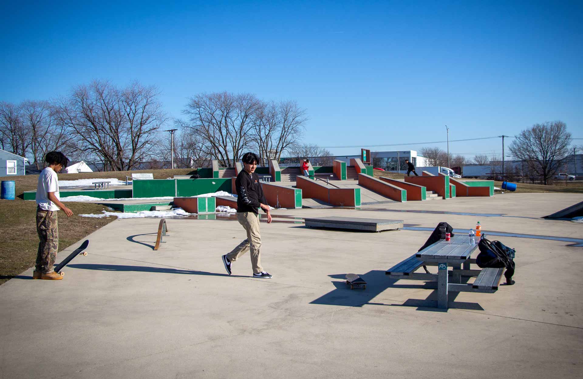 Bolingbrook Park District Central Park Skate Plaza