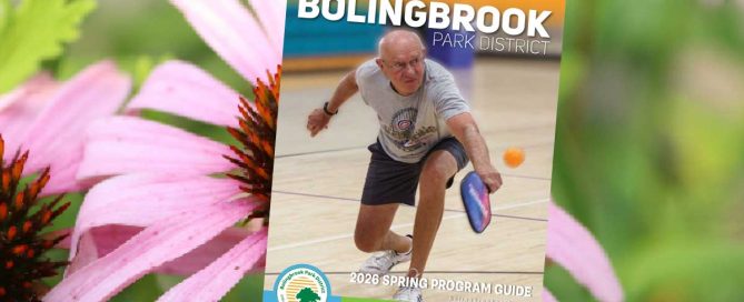 2026 Spring Program Guide Man Playing Pickleball