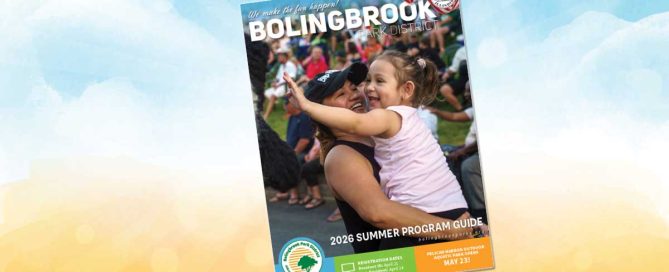 2026 Summer Program Guide small child and her mother smiling at an outdoor concert